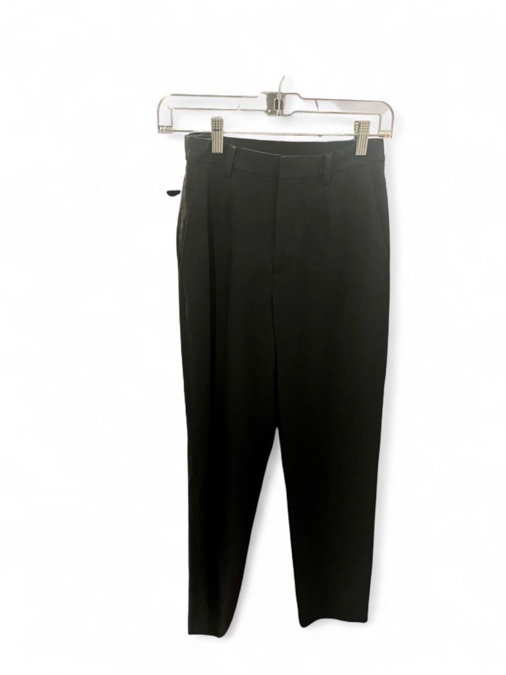 Uniqlo black straight leg dress pants
